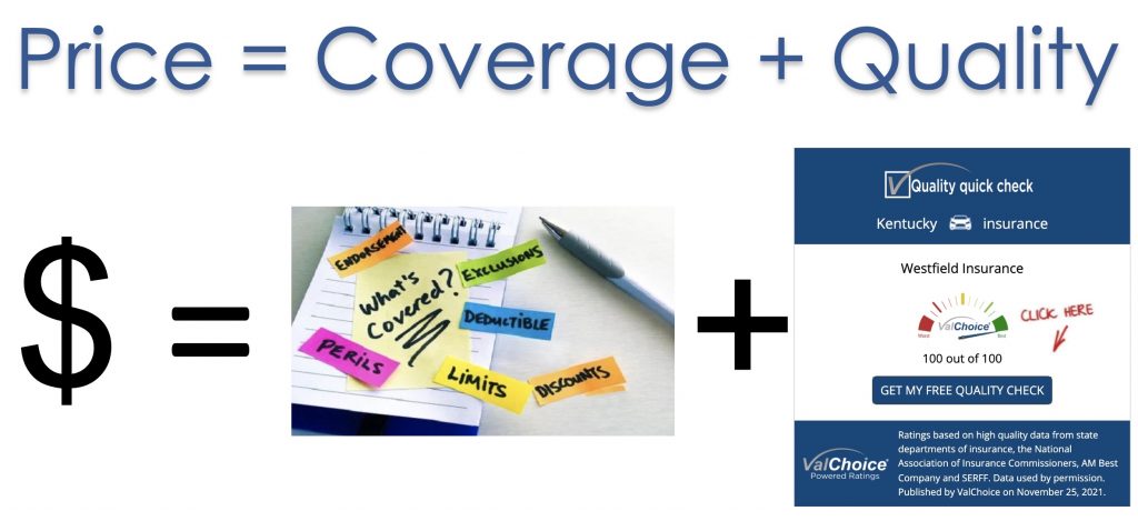 Image on how to add a quality metric to insurance advertising