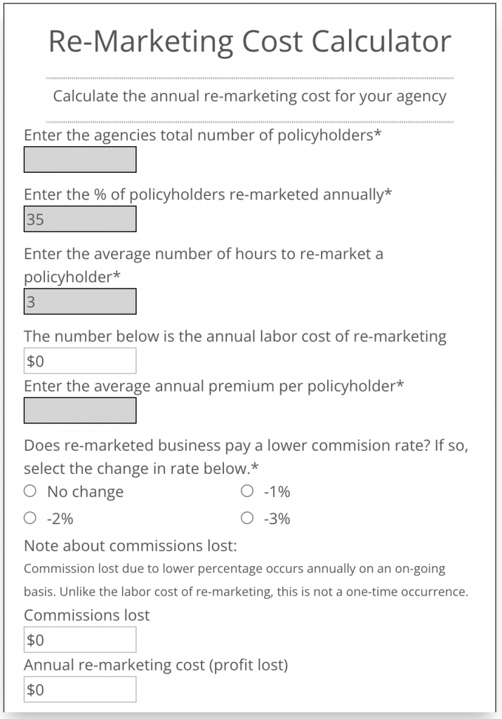 Image of the re-marketing cost calculator